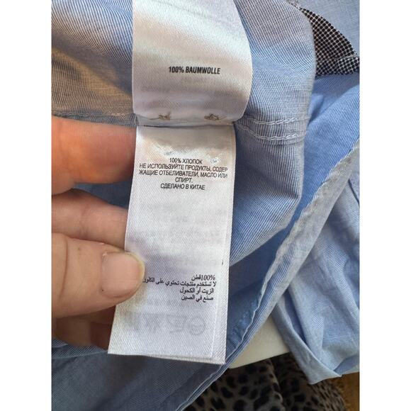 Ted Baker Shirt Mens Size 7 Long Sleeve Button Up Pocket Dress Shirt Preppy - Picture 11 of 16